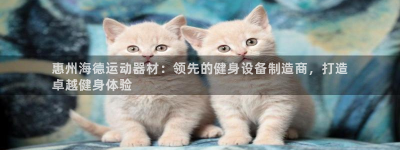 意昂体育3招商电话地址查询：惠州海德运动器材：领先的