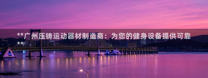意昂集团官网：**广州压铸运动器材制造商：为您的健身