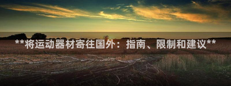 意昂体育3开户：**将运动器材寄往国外：指南、限制和