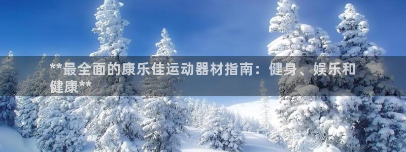 意昂3集团logo：**最全面的康乐佳运动器材指南：