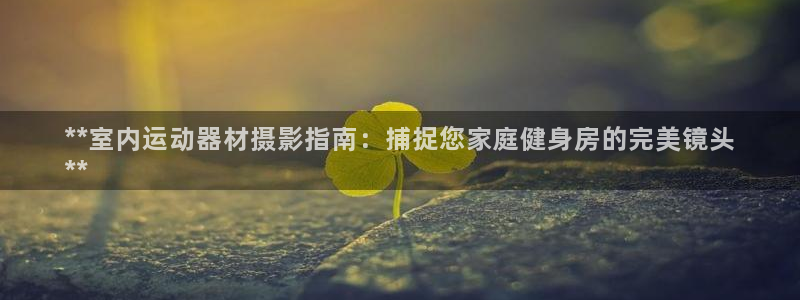 意昂3娱乐下载：**室内运动器材摄影指南：捕捉您家庭