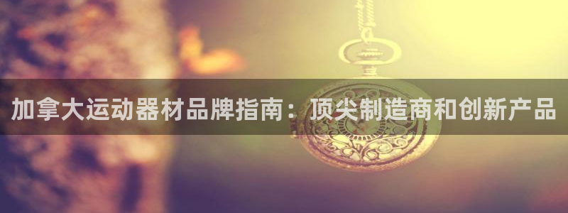 意昂3娱乐是那个系列的台子：加拿大运动器材品牌指南：