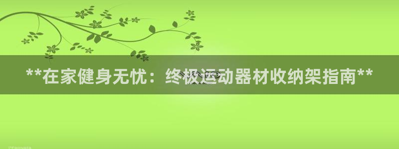 意昂3官方：**在家健身无忧：终极运动器材收纳架指南